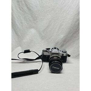 Canon AE-1 35mm Film Camera Canon 50mm Lens- NOT TESTED